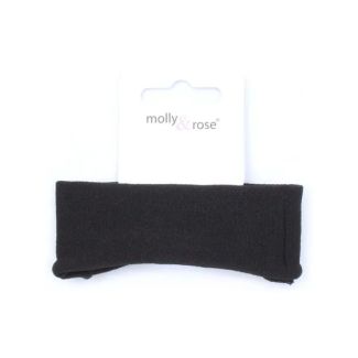 Molly & Rose Jersey Fabric Donut Elastic Black-9mm
