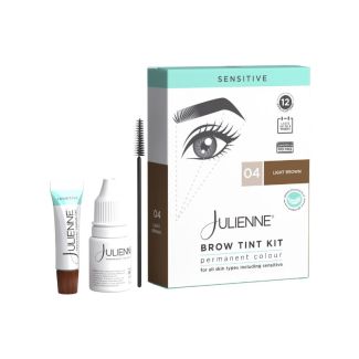 Julienne Brow Tint Kit Permanent Colour - Light Brown (04)