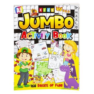 A4 Jumbo Activity Colouring Book - 168 Pages