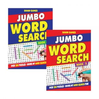 Jumbo Wordsearch 1 & 2 - Assorted