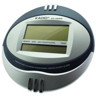 Kadio Wall & Table Temperature Display Clock - 27cm