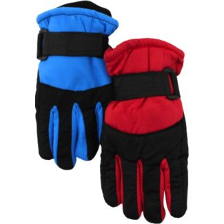 Kids Ski Gloves - Assorted Colour & Sizes 