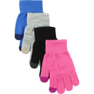 Kids Thermal Touch Screen Gloves - Assorted Colours 