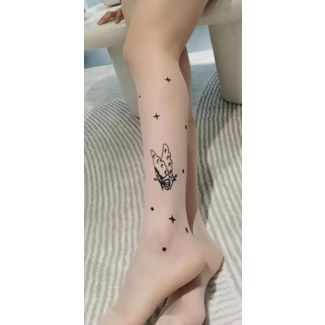 kiki & Chloe 15D Butterfly & Stars Design Tights - One Size 