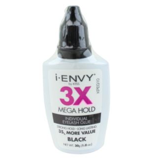 Kiss I Envy 3X Mega Hold Individual Eyelash Glue - Black