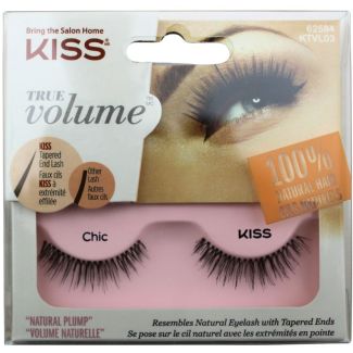 Kiss True Volume 100% Natural Hair Eye Lashes - Chic