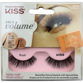 Kiss True Volume 100% Natural Hair Eye Lashes - Posh