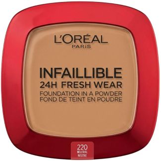 L’Oréal Infallible 24H Fresh Wear Foundation Powder – 220 Neutral (9g)
