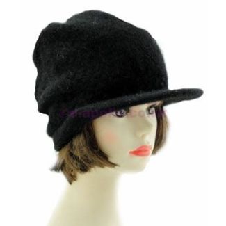 Ladies Angora Peak Hat - Black