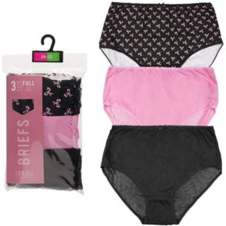 Ladies Full briefs - Assorted (Pack of 3)