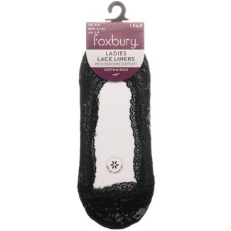 Ladies Lace Liners- Black Colour 