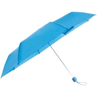 Ladies Mini Compact Umbrella With Round Plastic Handle - Assorted