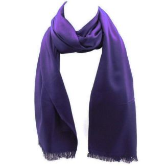 Ladies Pashmina Style Scarf – Purple