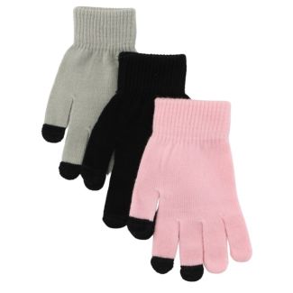 Ladies Plain Touch Screen Gloves - Assorted Colours