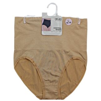 Ladies Shapewear Control Briefs - Nude(Asst. Sizes)