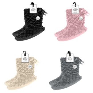 Ladies Super-soft Sherpa Slipper Boots- Assorted 