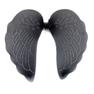 Large Angel Wings Black - 51cm x 54cm