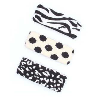 Large Monochrome Animal Print Sleepies 7.5cm 