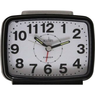 Acctim 'Titan 2' Large Beep Bell Alarm Clock - Black
