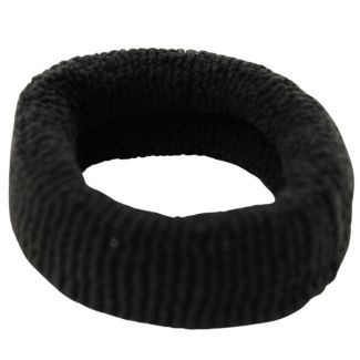 Large Jersey Donut Elastic - Black (3cm x 8cm)