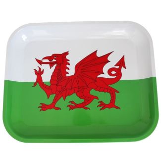 Wholesale Welsh Dragon Flag Medium R-Tray