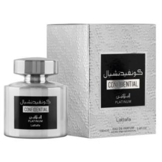 Lattafa Mens Perfume 100ml - Confidential Platinum