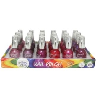 Laval Crystal Finish Nail Polishes - Asst L20D2
