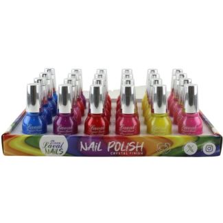 Laval Crystal Finish Nail Polishes - Asst L20D4