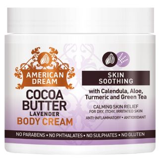 Wholesale American Dream Cocoa Butter Skin Soothing Body Cream - Lavender (16 oz)