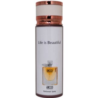Aco Perfumes Ladies Perfumed Spray - Life is Beautiful (200ml) 