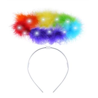 Wholesale Light Up Pride Angel Halo Headband  