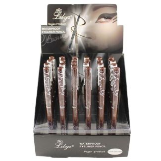 Lilyz Waterproof Twist Eyeliner Pencil - Dark Brown 