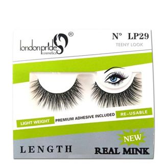 Wholesale London Pride Real Mink Length Eyelashes - LP29 Teeny Look 