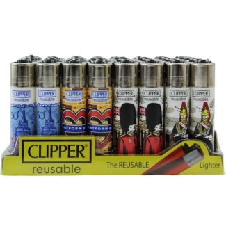 Wholesale Clipper Flint Reusable Lighter "London 17" Design