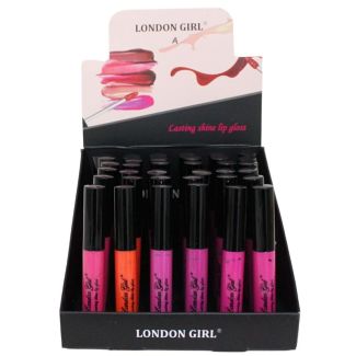 Wholesale London Girl Long Lasting Shine Lip Gloss - Assorted Shades (A)