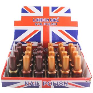 Wholesale London Girl Nail Polish (Tray 11) - Assorted Colours 