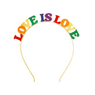 Love Is Love Metal Headband