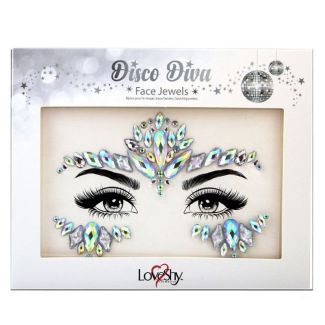 Wholesale Love Shy Festival Face Jewels - Disco Diva 