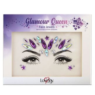 Wholesale Love Shy Festival Face Jewels - Glamour Queen