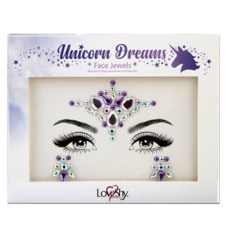 Wholesale Love Shy Festival Face Jewels - Unicorn Dreams