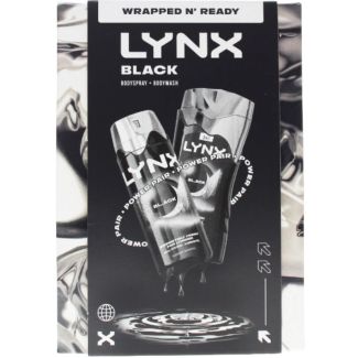 Lynx 2 pcs Gift Set - Black (Bodyspray & Body Wash)