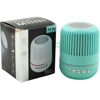 M4 Portable Wireless Miini Speaker - Aqua (90x70mm)