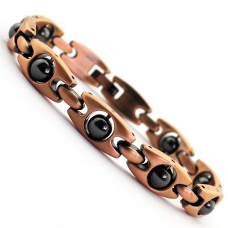 Magnet Bracelet with 8 Magnets - Two Tone 