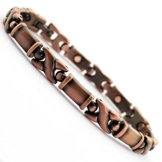 Magnet Bracelets with 7 Magnets - Cross with One Tone