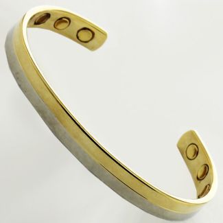Magnetic Bangle - Two Tone (M) 