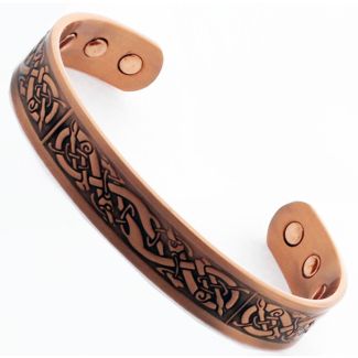 Magnetic Copper Bangle - Phoenix (M)