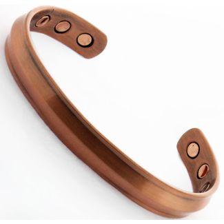 Magnetic Copper Bangle - Plain (M)