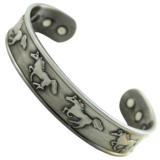 Magnetic Bangle – Running Horse Design
