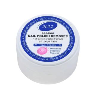 HAZ Travel Friendly Organic Nail Paint Remover