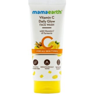 Mamaearth Daily Glow Face Wash - Vitamin C & Turmeric (100ml)